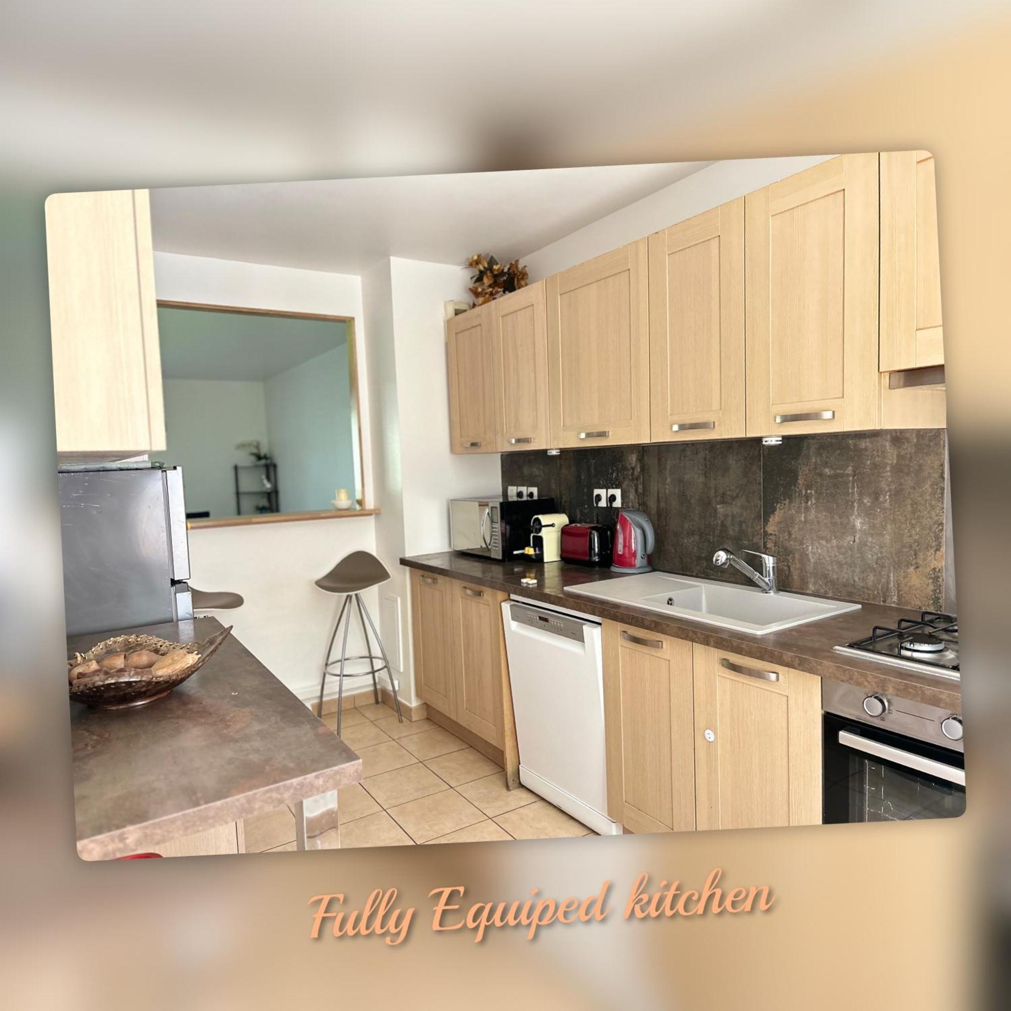 Le Duplex Chessy - 15Min From Disneyland - 2 Private Parkings - Garden - Kingsize & Queensize Bed - Supermarket Behind The House Exteriör bild
